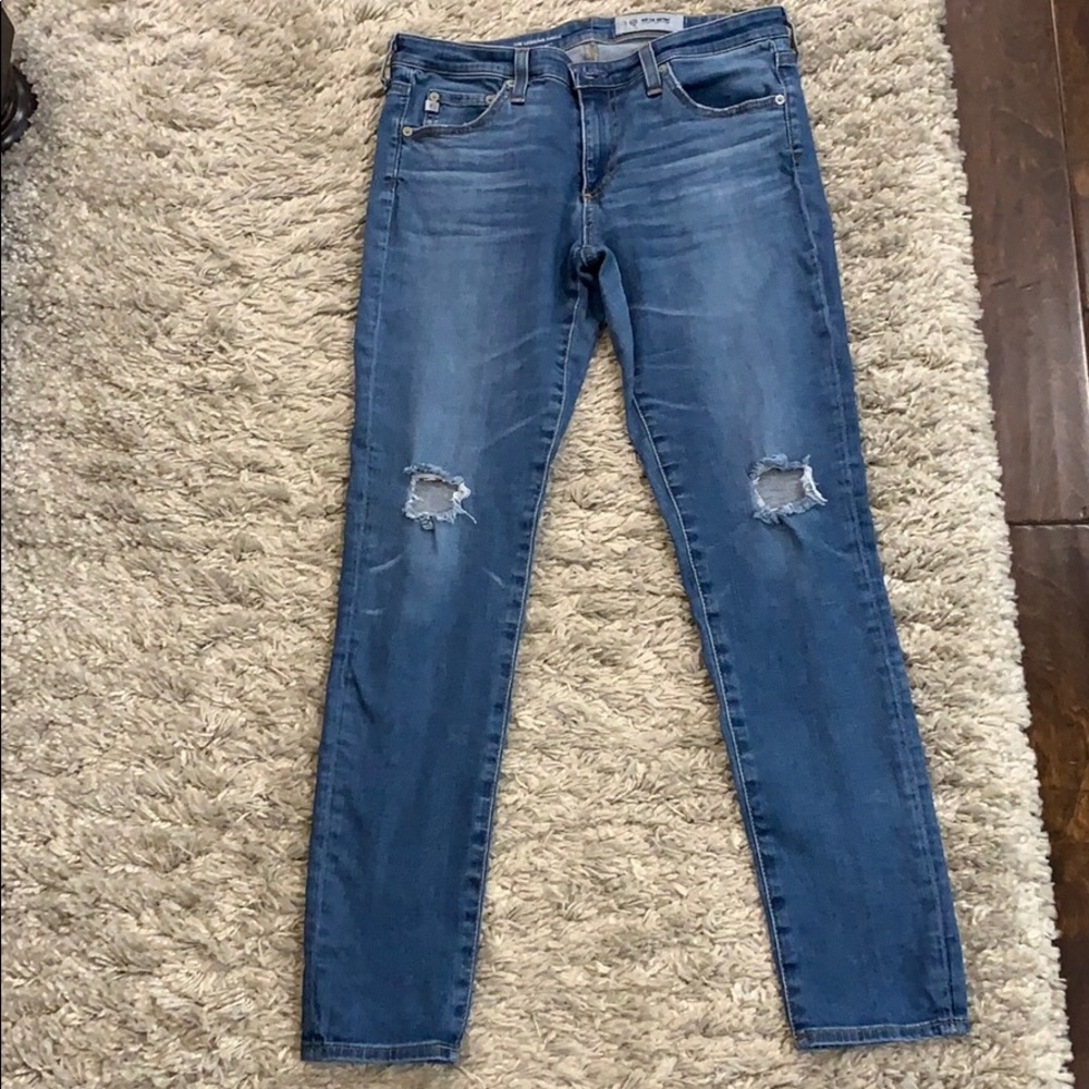 AG skinny jeans.